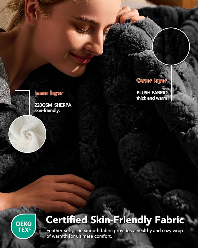 Homemate Electric Heated Throw Blanket - Image 5