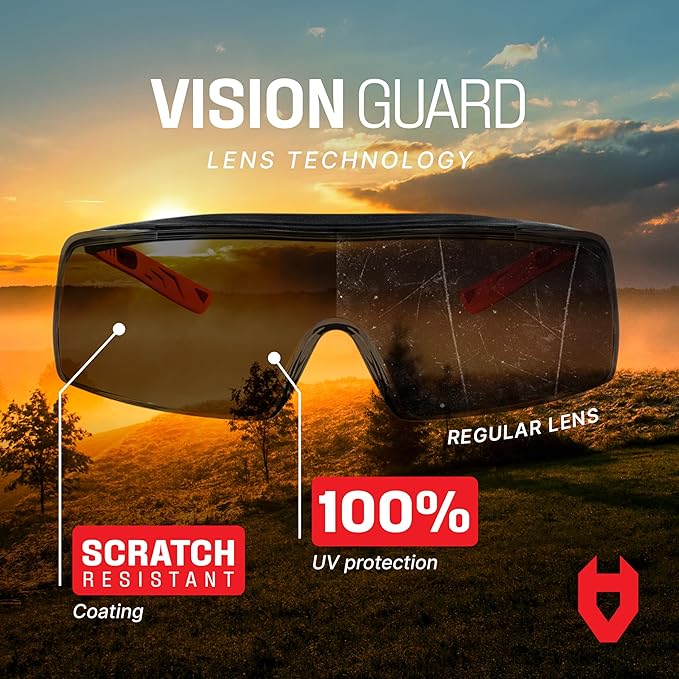 NoCry Tinted Safety Glasses Over Eyeglasses - Image 4