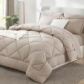 CozyLux King Size Comforter Set Linen by CozyLux