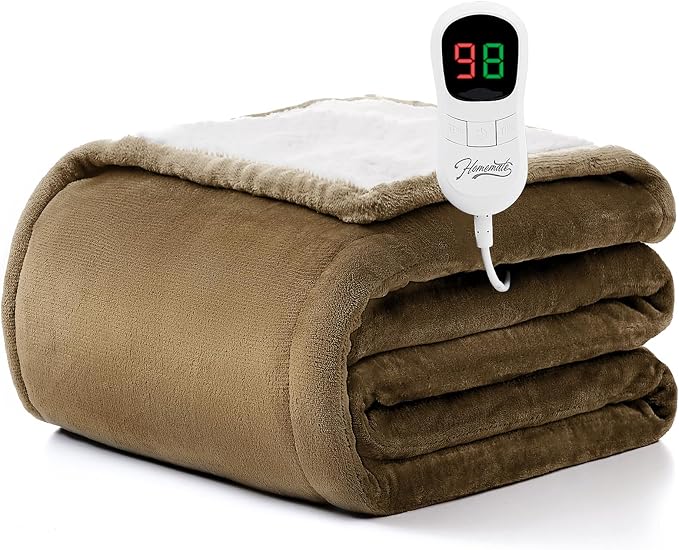 Homemate Heated Blanket Electric Throw by Homemate