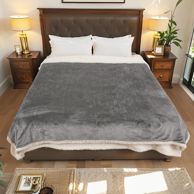 LaffyLo Electric Heated Blanket Twin Size 62 x 84, Fast Heating Blanket - Image 2