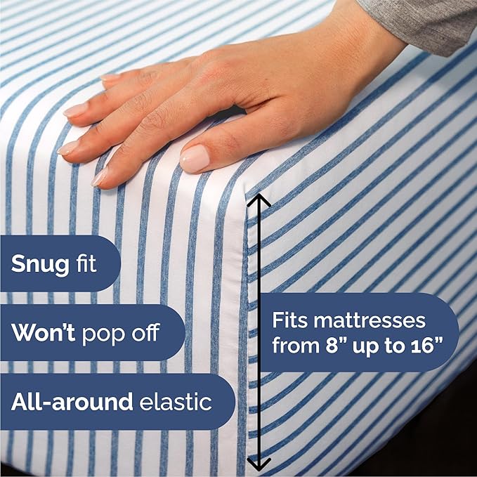Queen Size 4 Piece Sheet Set - Image 3