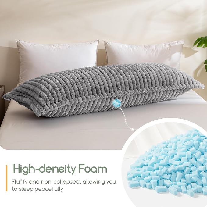 HIGOGOGO Memory Foam Body Pillow, Thickened Large Long Bed Pillow - Image 5