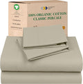 California Design Den Soft 100% Organic Cotton Bed Sheets Full Size Set by CaliforniaDesignDen