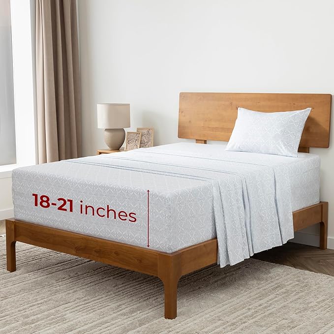 Mellanni Extra Deep Twin Sheets by Mellanni