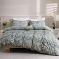 LONAVA King Paisley 3 Pcs Duvet Cover Set, Breathable Soft Microfiber Grey by LONAVA