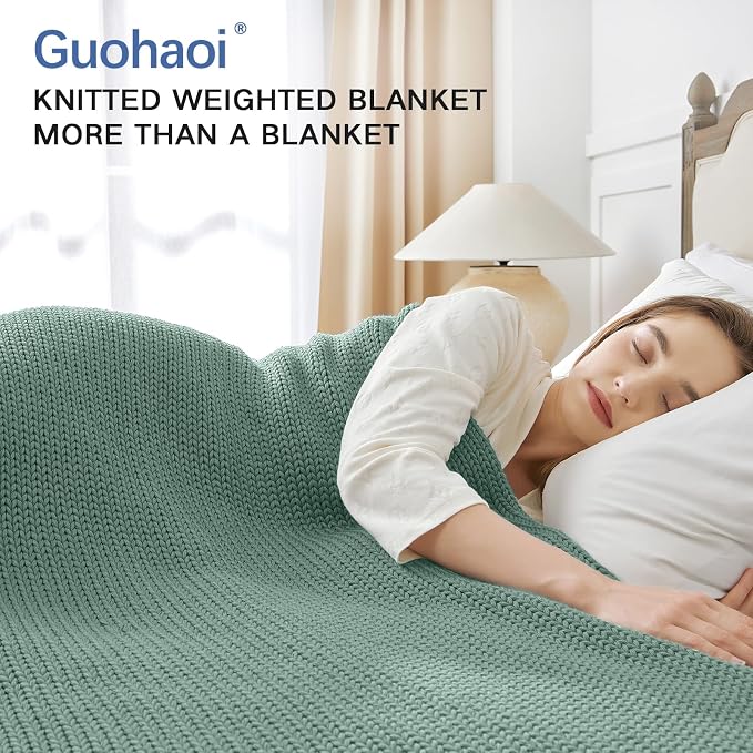 Guohaoi Knitted Weighted Blanket - Image 2