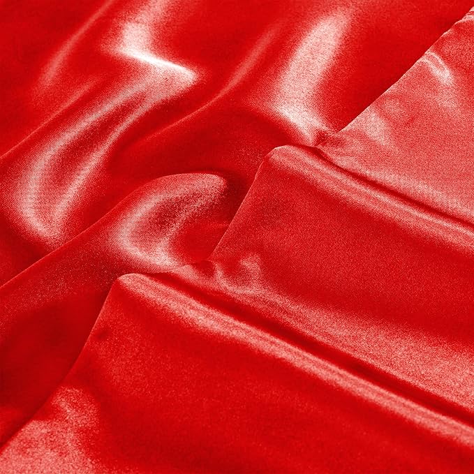 Aormenzy Satin Pillow Cases for Women Standard Size Set of 2, Fade Resistant - Image 7