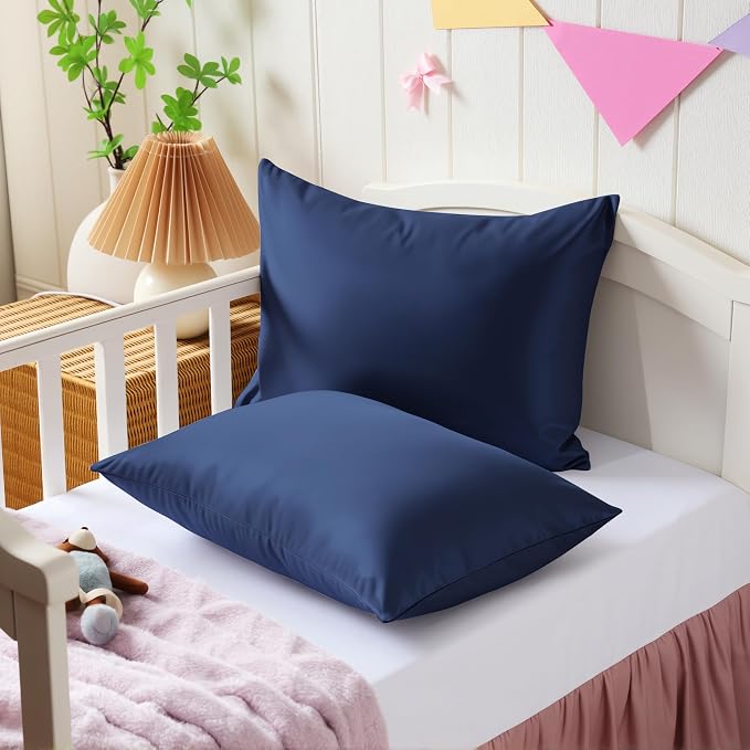 2 Pack Cooling Toddler Pillow Cases, Viscose Derived from Bamboo Small Pillow - Image 6