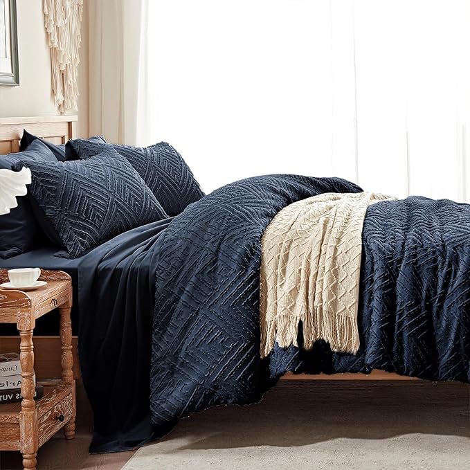 Zzlpp King Comforter Set 7 Pieces, All Season Boho Bedding Sets - Image 4