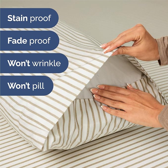 Split King Size 5 Piece Sheet Set - Image 5