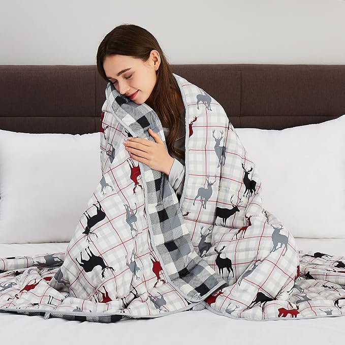 CuteKing Weighted Blanket for Adults Heavy Blanket for 140-150lbs, Weighted - Image 7