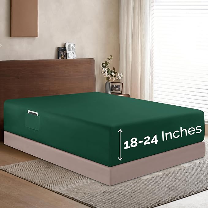 Elegant Comfort 1500 Premium Hotel Quality 18-24 Inches Deep by ELEGANTCOMFORT
