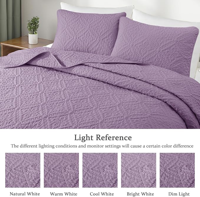Exclusivo Mezcla Queen Quilt Bedding Set, Lightweight Soft Bedspreads Coverlets - Image 3