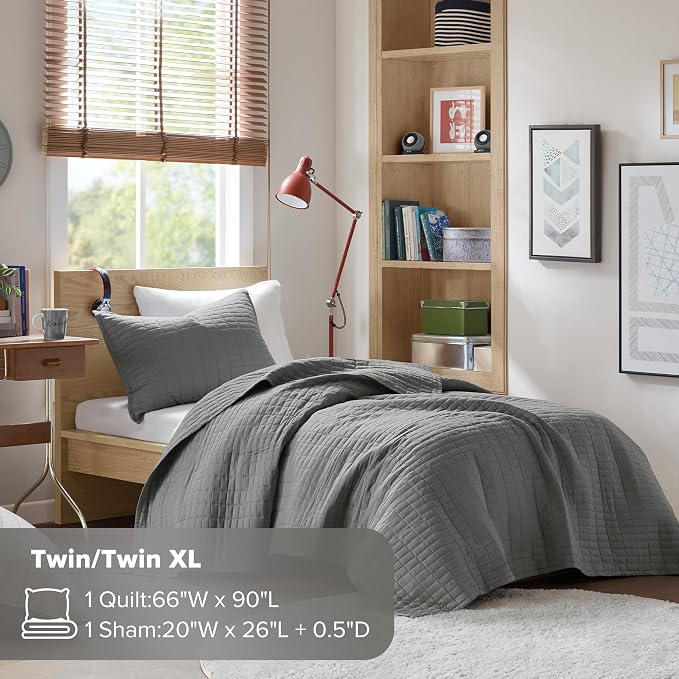 Comfort Spaces Kienna Quilt Set- Double Sided Stitching Design Summer Blanket - Image 7