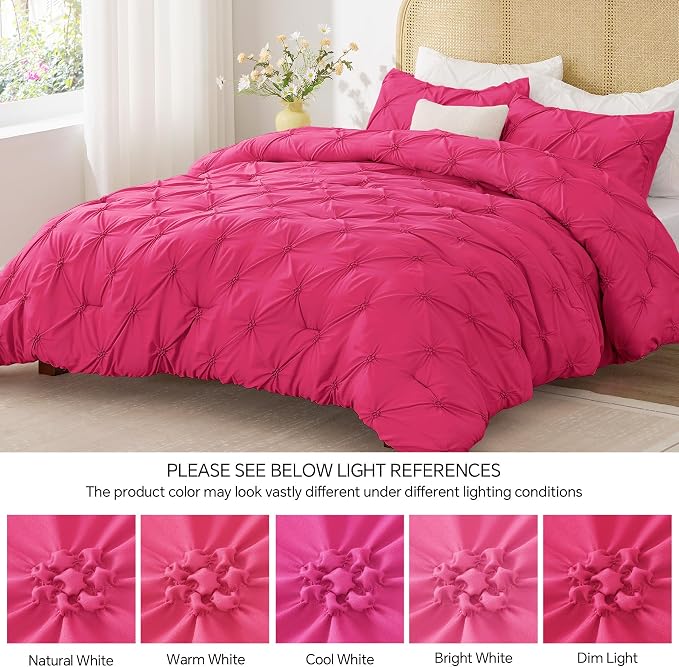 BEDELITE Hot Pink Twin Comforter Set - Image 7