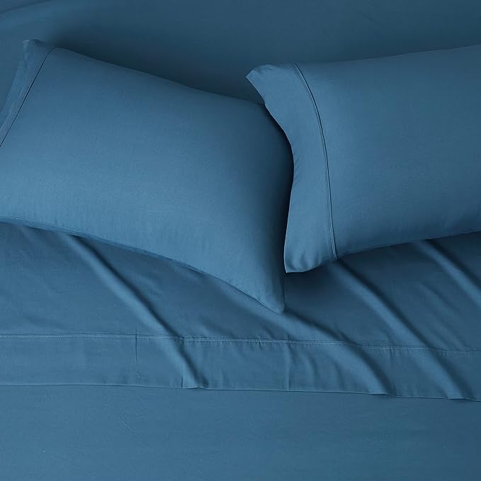 Amazon Basics Lightweight Breathable Super Soft Microfiber 4-Piece Bed Sheet Set - Image 3