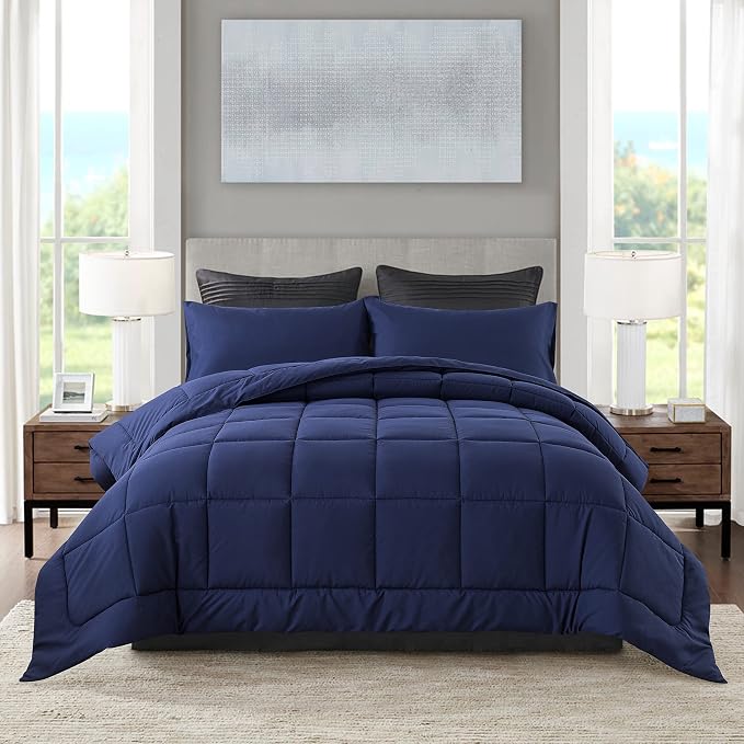 DOWNCOOL King Size Comforter Set -All Season Bedding Comforters Sets by DOWNCOOL