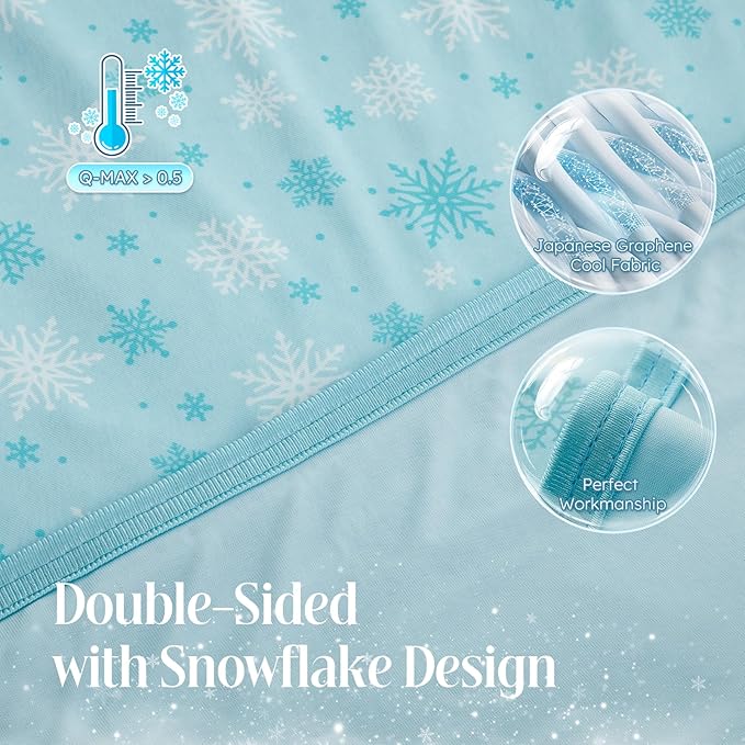 OIGAE Cooling Blanket for Hot Sleepers - Image 4
