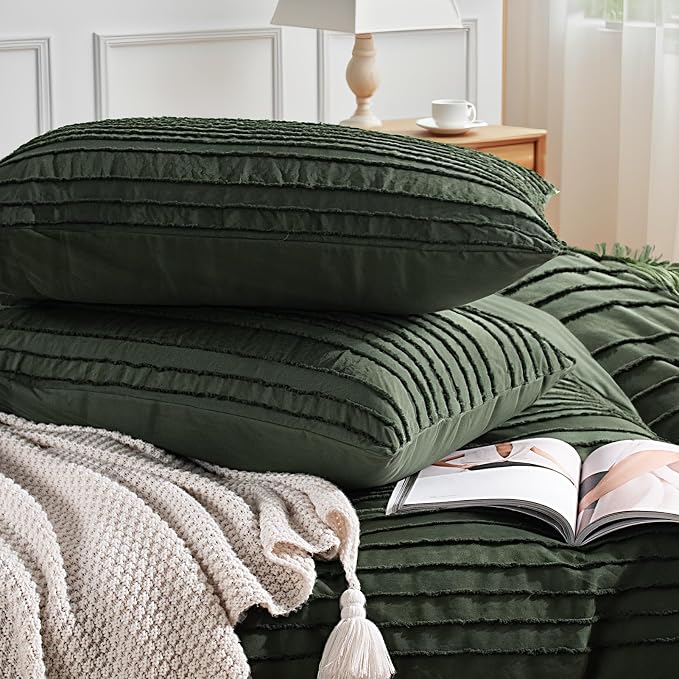 NEXHOME PRO Duvet Cover, 3 Pieces Boho Tufted Duvet Cover Set, Soft and - Image 6