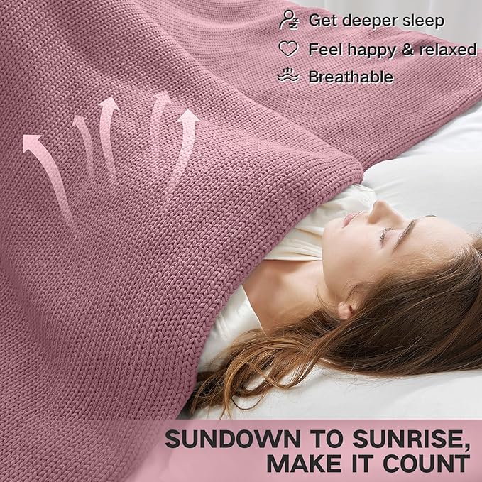 Guohaoi Knitted Weighted Blanket - Image 6