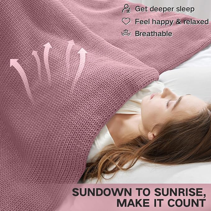 Guohaoi Knitted Weighted Blanket - Image 6
