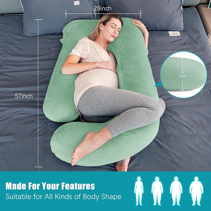 Cute Castle Pregnancy Pillows, Soft U-Shape Maternity Pillow - Image 3