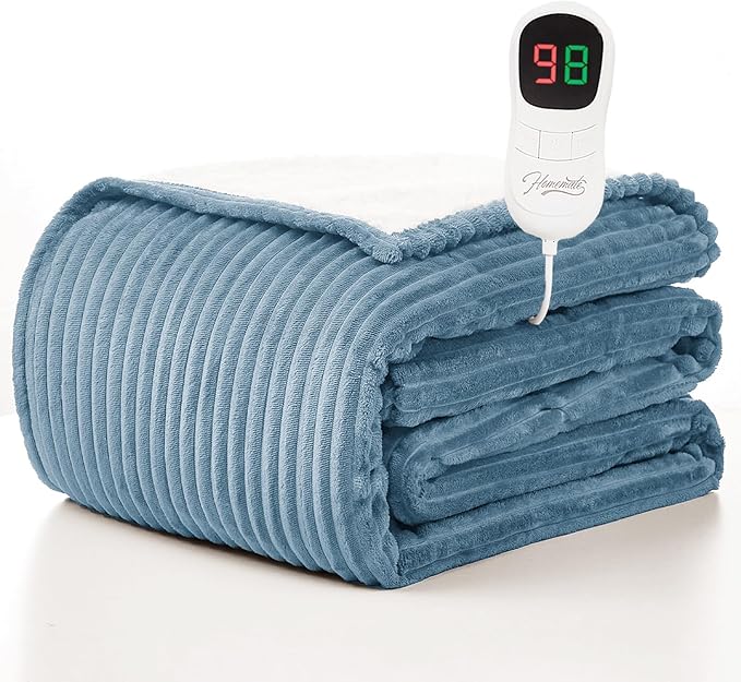 Homemate Heated Blanket Electric Throw by Homemate