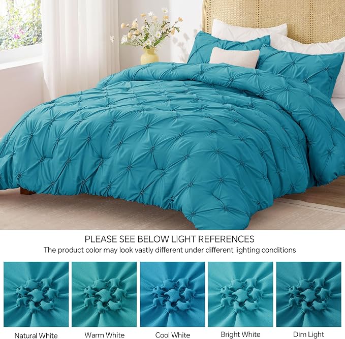 BEDELITE Teal King Size Comforter Set - Image 8