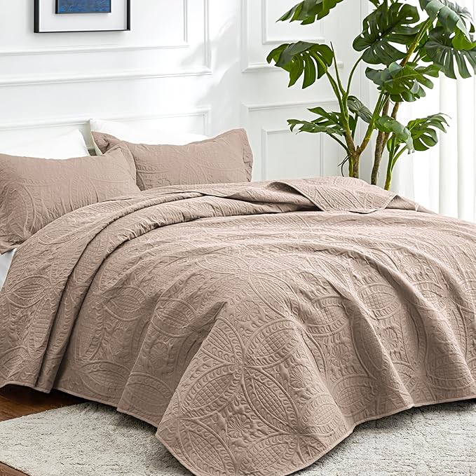 Love's cabin Quilts for Queen Bed Burlwood Bedspreads Bedding Set - Image 2