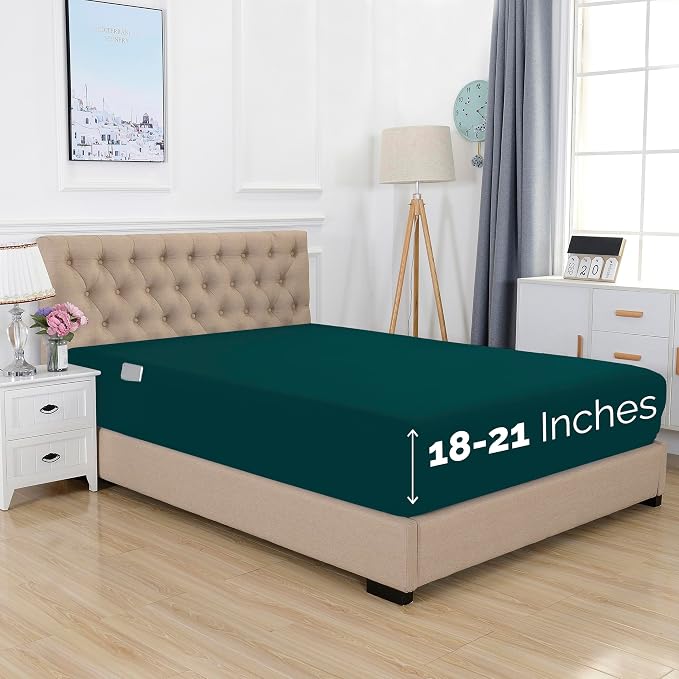 Elegant Comfort 1500 Premium Hotel Quality 18-21 Inches Deep by ELEGANTCOMFORT