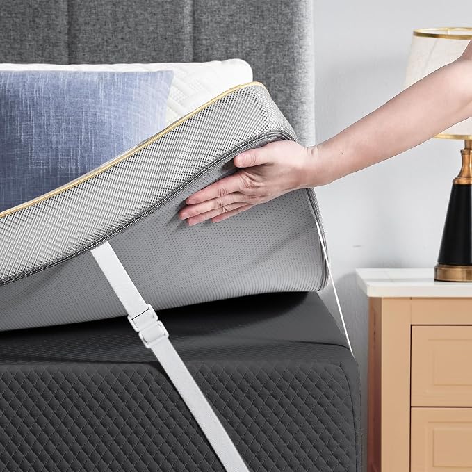PERLECARE Firm Mattress Topper Queen, Mattress Pad - Image 8
