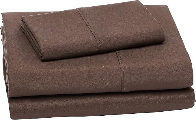 Amazon Basics Lightweight Super Soft Easy Care Microfiber 3-Piece Twin XL Sheet by AmazonBasics