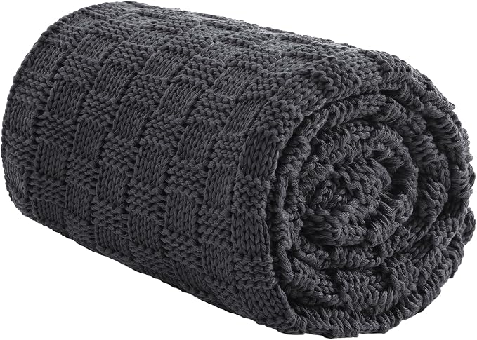 Knitted Weighted Blanket Kids, No Beads Heavy Blanket 36” x 48'' 5lbs, by Unknown