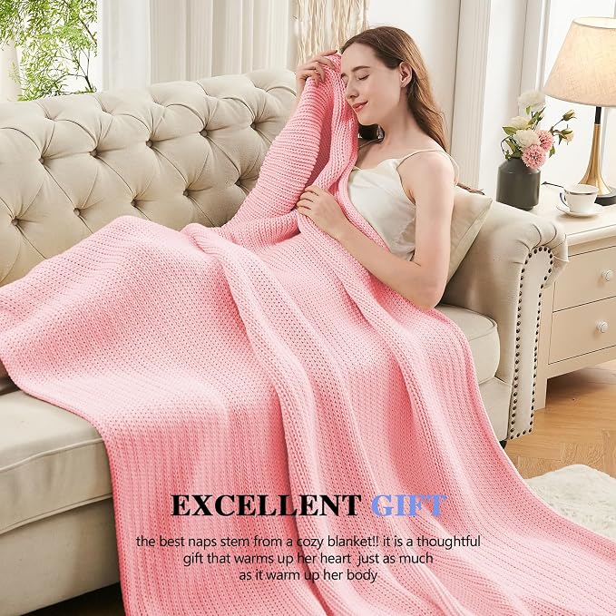 L'AGRATY Knitted Weighted Blanket - Image 7