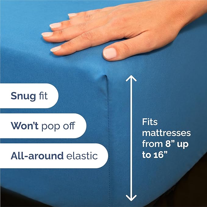 Split King Size 5 Piece Sheet Set - Image 3