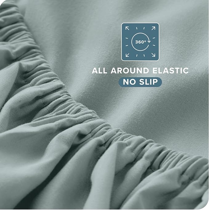 Bare Home Split Head Flex King Sheet Set - Image 7