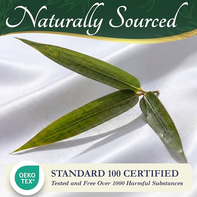 DECOLURE 100% Viscose Derived from Bamboo Sheets California King Size - Image 7