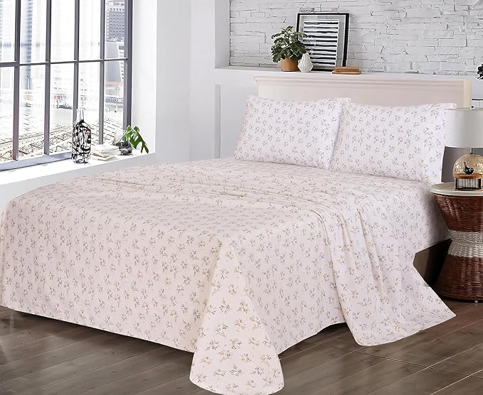 RUVANTI 100% Cotton Sheets – Twin XL Size Percale Bedding, Cooling & Breathable - Image 7