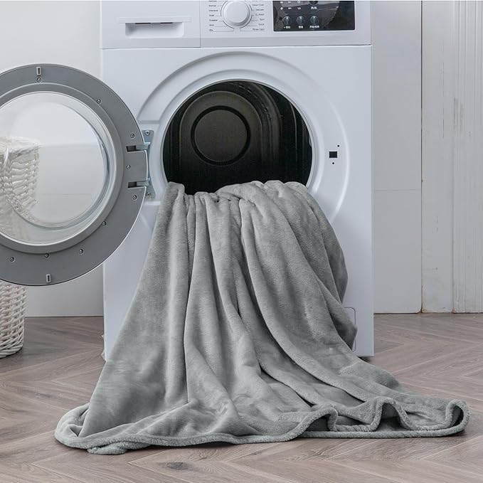 BEDELITE Flannel Sheets King Size Grey - Image 8