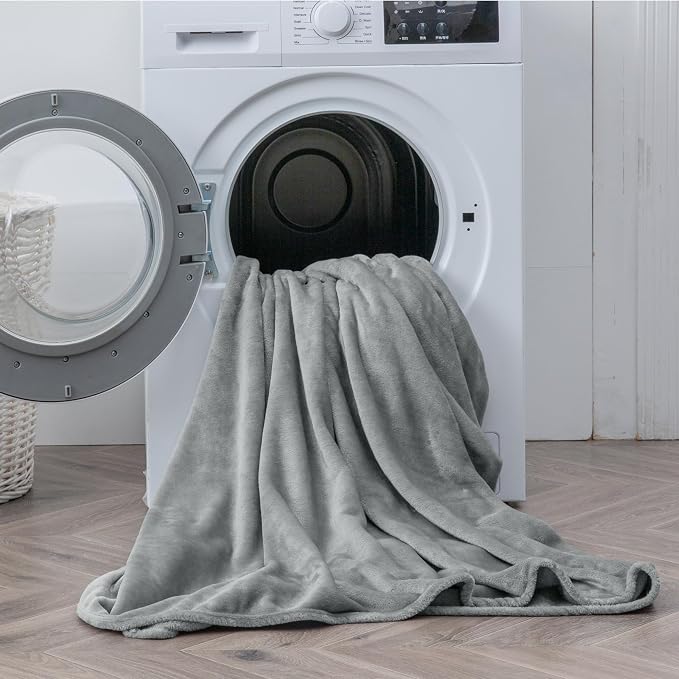 BEDELITE Flannel Sheets Twin Size Grey - Image 8