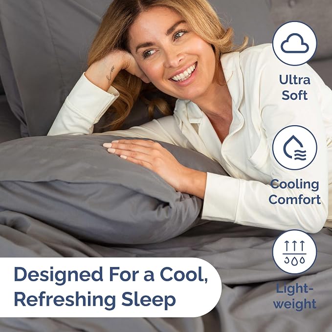 Lightweight 3 Piece Bed Sheet Set Twin XL Size - Image 3