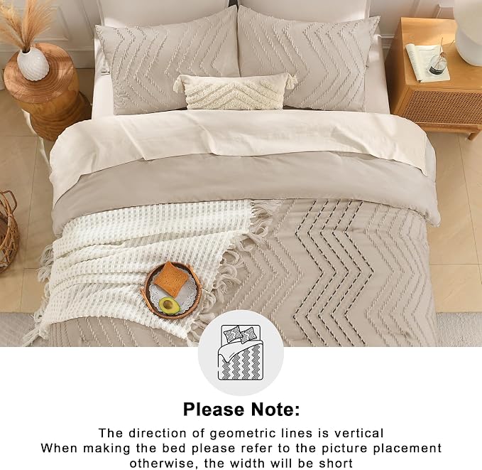 Andency Khaki Twin/Twin XL Comforter Set, Twin Bed Comforter - Image 5