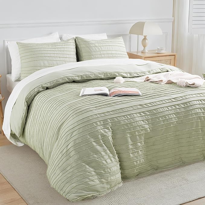 NEXHOME PRO Duvet Cover, 3 Pieces Boho Tufted Duvet Cover Set, Soft and - Image 2