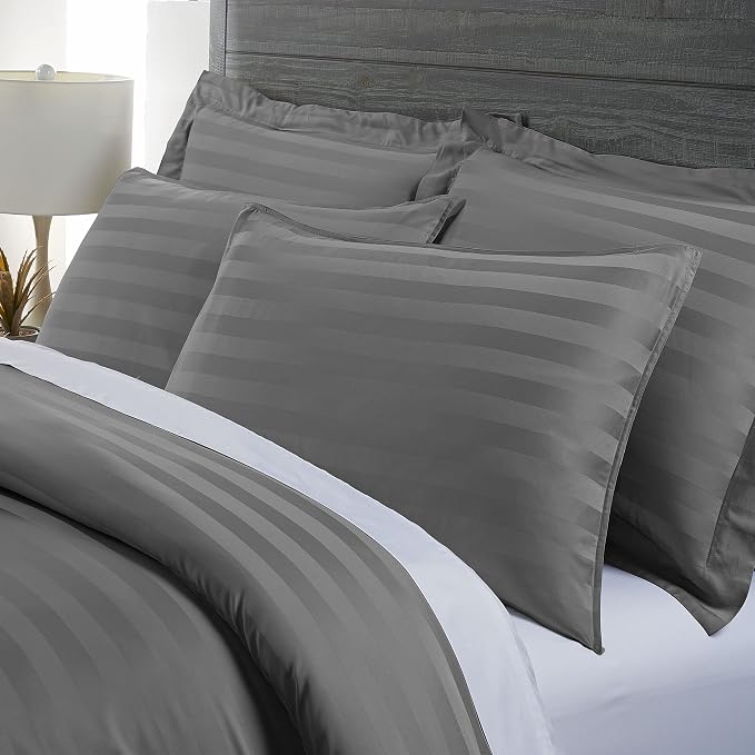 Pure Bamboo Queen Duvet Cover, 3 Piece Set, Genuine 100% Organic Viscose - Image 2
