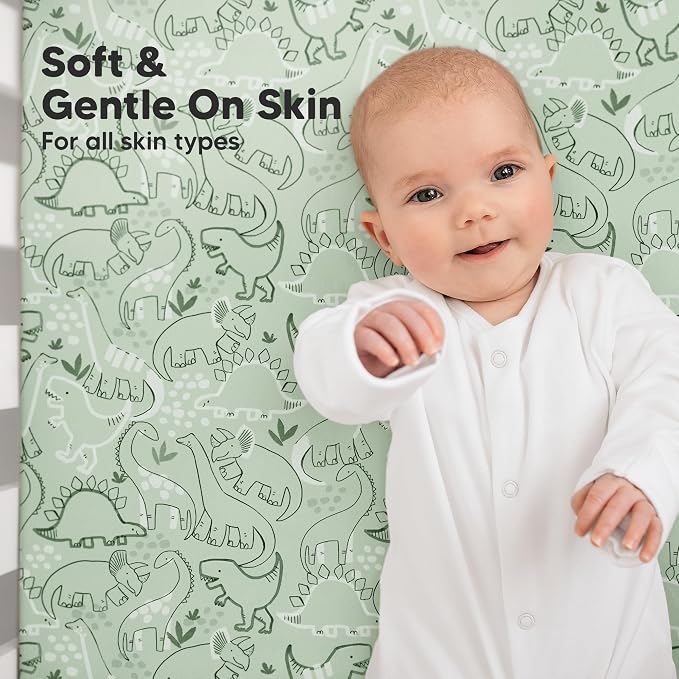 KeaBabies 2-Pack Organic Crib Sheets - Image 4