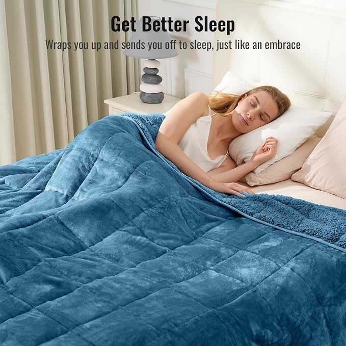 Uttermara Weighted Blankets for Adults Queen Size, 20lbs 60x80 inches Blanket - Image 3