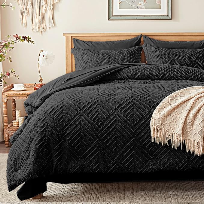 Zzlpp Twin Comforter Set 5 Pieces, All Season Boho Bedding Sets - Image 2
