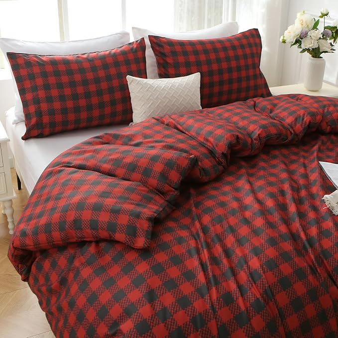 MUXHOMO Duvet Cover Queen Size Floral Duvet Cover Set - Image 2