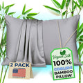 Pillow Cases - 100% Viscose Derived from Bamboo - Cooling Pillowcase - Queen by VeganSilk